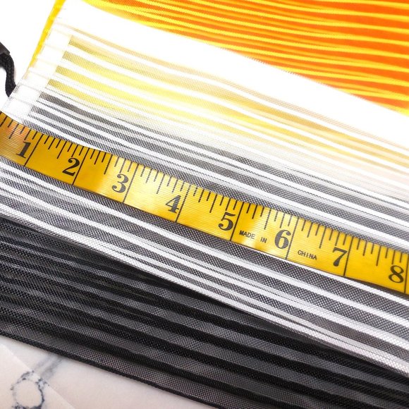 Cosmetic Pouch set of 5 travel makeup toiletry bag see-through 9" x 4.5" - Picture 7 of 7